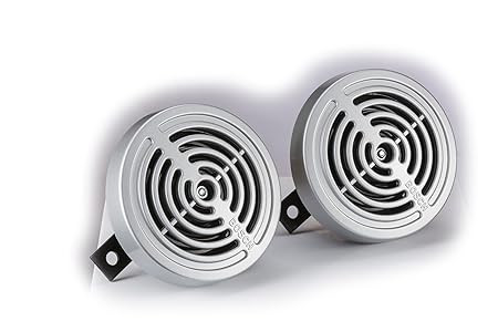 Bosch F002H509048F8 Europa Horns | Set of 2 | 12V, 300/375 Hz, 112-120 dB | For passenger cars, SUVs and commercial vehicles